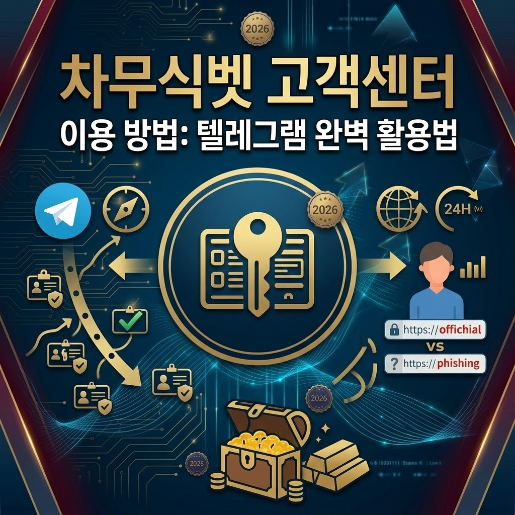 차무식벳 고객센터 이용 방법: 텔레그램 완벽 활용법